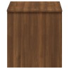 Table basse Chêne marron 102x50,5x52,5 cm Bois d'ingénierie 