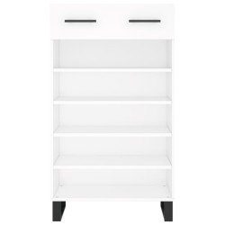 Armoire à chaussures blanc 60x35x105 cm bois d'ingénierie 