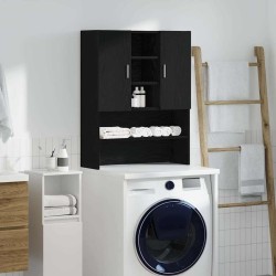 Meuble pour machine à laver chêne noir 70,5x25,5x90 cm 