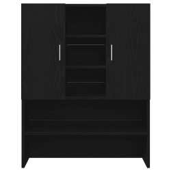 Meuble pour machine à laver chêne noir 70,5x25,5x90 cm 