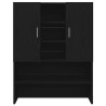 Meuble pour machine à laver chêne noir 70,5x25,5x90 cm 