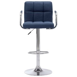 Chaise de bar Bleu Tissu 