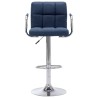 Chaise de bar Bleu Tissu 