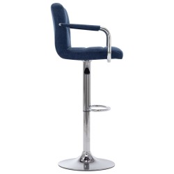 Chaise de bar Bleu Tissu 