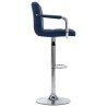 Chaise de bar Bleu Tissu 