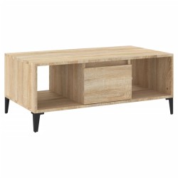 Table basse Chêne sonoma 90x50x36,5 cm Bois d'ingénierie 