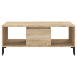Table basse Chêne sonoma 90x50x36,5 cm Bois d'ingénierie 