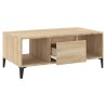 Table basse Chêne sonoma 90x50x36,5 cm Bois d'ingénierie 