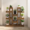Support à plantes Marron miel 104,5x25x109,5 cm Bois massif pin 