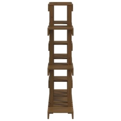 Support à plantes Marron miel 104,5x25x109,5 cm Bois massif pin 