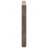 Pieds de table à manger en acier naturel 2 pièces 70 x (72-73) cm Acier 
