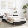 Cadre de lit sans matelas noir 100x200 cm bois d'ingénierie 