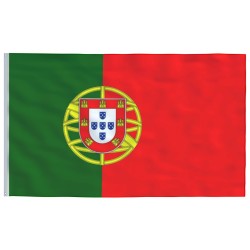Drapeau du Portugal et mât 6,23 m Aluminium 