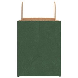 Sacs en papier 250 pcs avec poignées vert 32x22x28 cm 