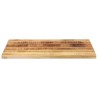 Dessus de table rectangulaire bois massif de manguier brut 