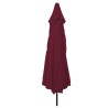 Parasol de jardinø395x245 cm Rouge Bordeaux 
