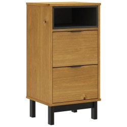 Table de chevet FLAM 40x35x80 cm bois de pin massif 