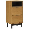 Table de chevet FLAM 40x35x80 cm bois de pin massif 