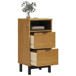 Table de chevet FLAM 40x35x80 cm bois de pin massif 