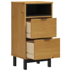 Table de chevet FLAM 40x35x80 cm bois de pin massif 