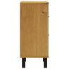 Table de chevet FLAM 40x35x80 cm bois de pin massif 