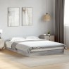 Cadre de lit sans matelas sonoma gris 120x190 cm 