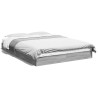 Cadre de lit sans matelas sonoma gris 120x190 cm 