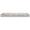 Cadre de lit sans matelas sonoma gris 120x190 cm 