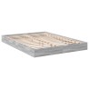 Cadre de lit sans matelas sonoma gris 120x190 cm 