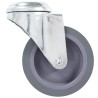 12 pcs Roulettes pivotantes à trou de boulon 75 mm 