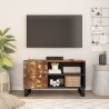 Meuble TV 80x33x46 cm bois de récupération et d'ingénierie 