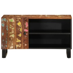 Meuble TV 80x33x46 cm bois de récupération et d'ingénierie 