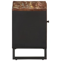 Meuble TV 80x33x46 cm bois de récupération et d'ingénierie 