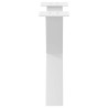 Pieds de table basse en forme de X, 2 pièces, blanc, 60 x (42-43) cm, acier 