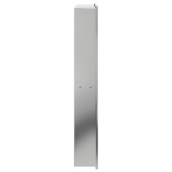 Niche de douche argenté brossé 32x62x9 cm acier inoxydable 