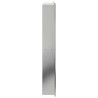 Niche de douche argenté brossé 32x62x9 cm acier inoxydable 