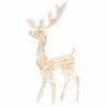 Renne de décoration de Noël Acrylique 140 LED colorées 120 cm 