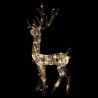Renne de décoration de Noël Acrylique 140 LED colorées 120 cm 