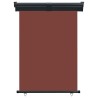 Auvent latéral de balcon 125x250 cm Marron 