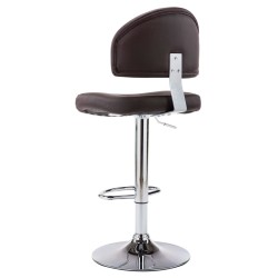 Tabouret de bar Marron Similicuir 
