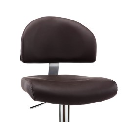 Tabouret de bar Marron Similicuir 
