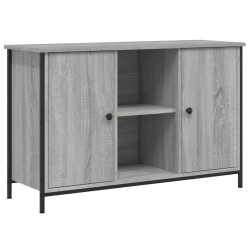 Meuble TV sonoma gris 100x35x65 cm bois d'ingénierie 