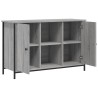 Meuble TV sonoma gris 100x35x65 cm bois d'ingénierie 