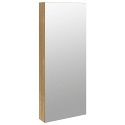 Armoire à bijoux avec miroir et éclairage LED mural 