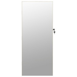 Armoire à bijoux avec miroir et éclairage LED mural 