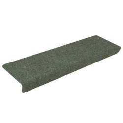 Tapis d'escalier autocollant 30 pcs vert 65x21x4 cm 