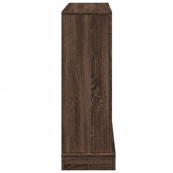 Cadre de cheminée chêne marron 100x30x87,5 cm bois d'ingénierie 
