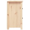 Tables de chevet 2 pcs 40x35x61,5 cm Bois de pin massif 