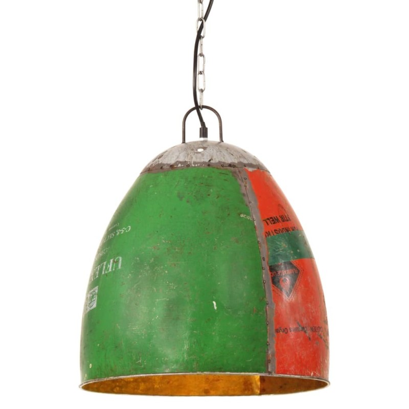 Lampe suspendue industrielle 25 W Multicolore Ronde 42 cm E27 