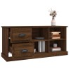 Meuble TV chêne marron 102x35,5x47,5 cm bois d'ingénierie 